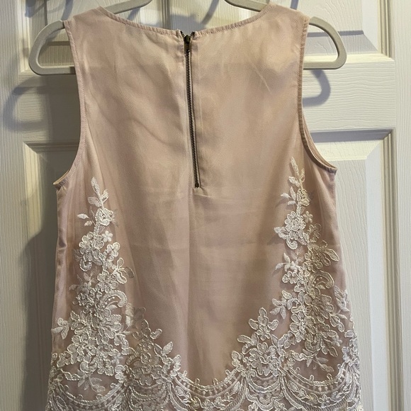Camisole top with embroidered overlay size XS - Picture 5 of 5